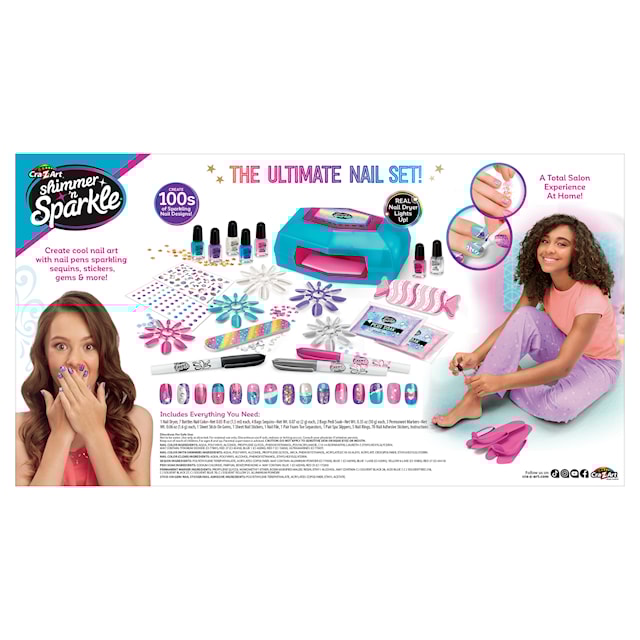 Produktbild 6 för Manikyr och PedikyrNagelset Deluxe Shimmer N Sparkle