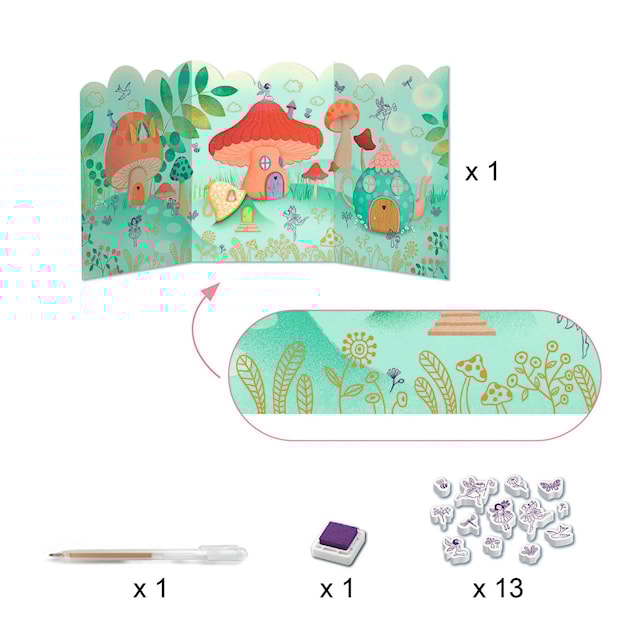Produktbilde 5 for Stort kreativt hobbysett Feenes verden Djeco