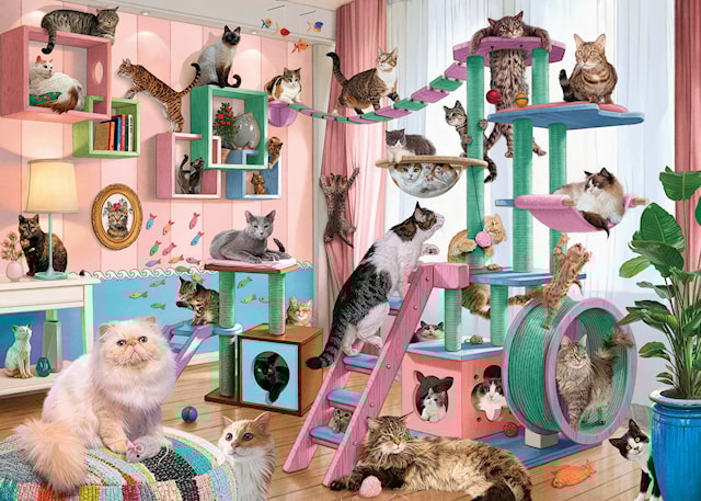 Tuotekuva 3 - Palapelit Cat Tree Heaven palaa, Ravensburger