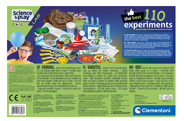 Produktbild 2 för De Bästa 110 Experimenten Clementoni