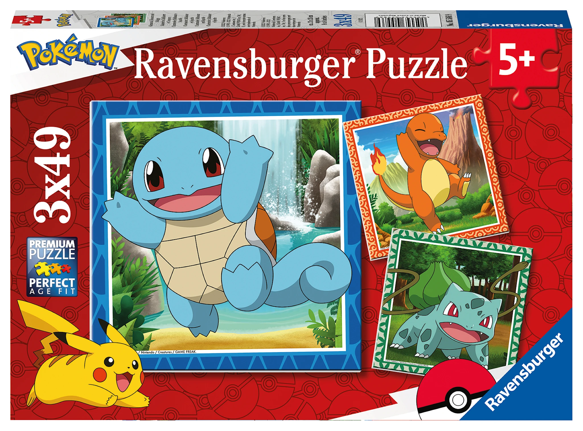 Tuotekuva ille Pokémon Palapelit 3x49 palaa Ravensburger