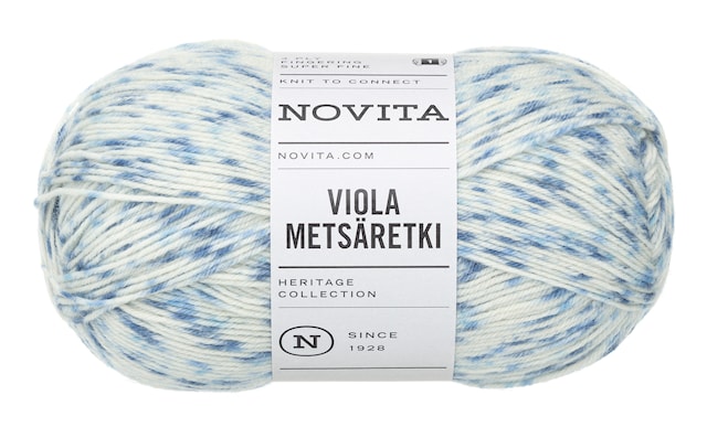 Produktbild 1 för Viola Metsäretki Garn Ullmix 100g Skogsdamm  8301 Novita