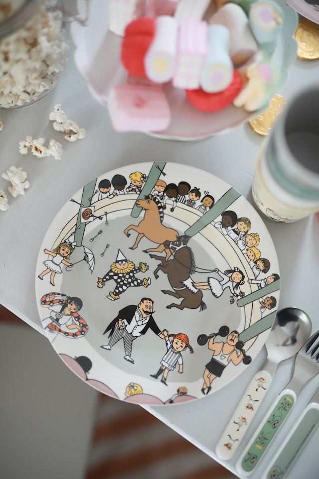 Produktbilde 2 for Pippi Sirkus Flat tallerken multi Rätt Start