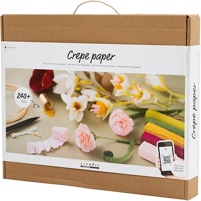 Produktbild 3 för DIY Kit Kräppapper Kräppblommor