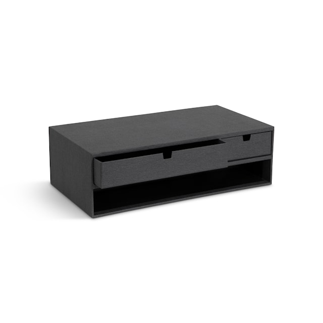 Produktbild 4 för Laptopställ Ted med förvaring Black 48,5x26x15cm Bigso Box of Sweden