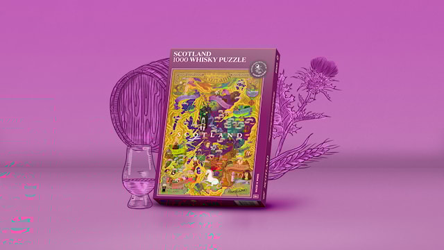 Produktbilde 7 for Whiskypuslespill - Skotland 1000 brikker Water and Wines