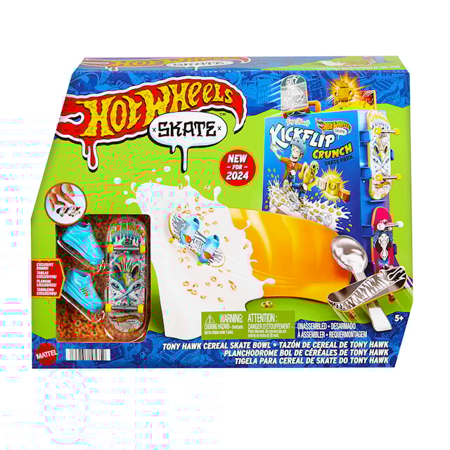 Tuotekuva 7 - Hot Wheels Skate Cereal Skate Bowl -Leikkisetti