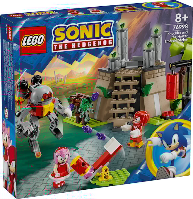 Produktbild 1 för Knuckles och Master Emerald-helgedomen LEGO® Sonic (76998)