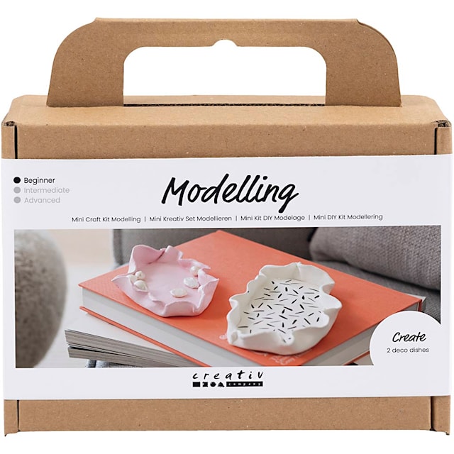 Produktbilde 1 for Mini DIY Kit Modellering, Skåler, 1 pk.