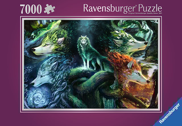 Produktbilde 3 for Ravensburger Puslespill Whispers of the Forest, 7000 brikker