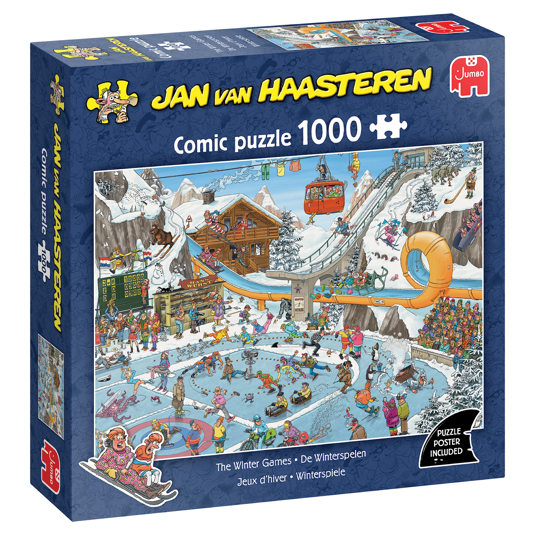 Produktbilde for Jan van Haasteren Winter Games Puslespill 1000 brikker