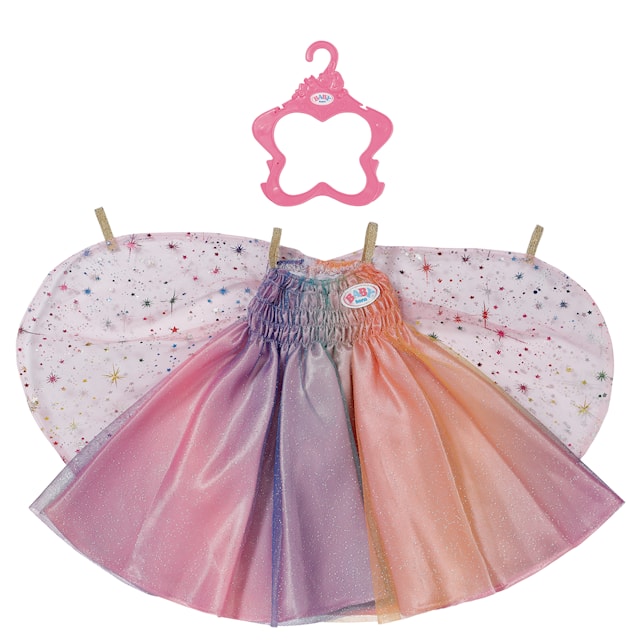 Produktbild 3 för Regnbågsklänning Dockkläder 43 cm Baby Born