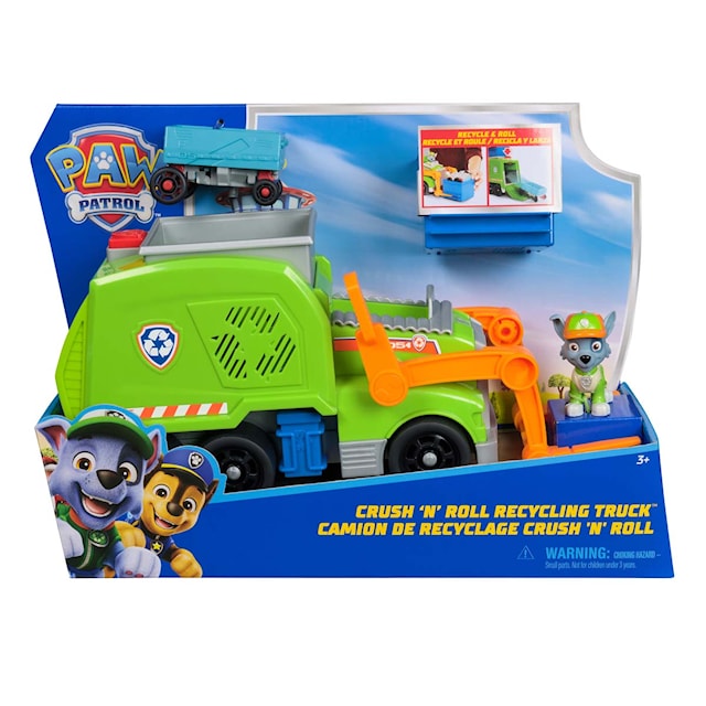 Produktbild 4 för Rocky Crush N' Roll Recycling Truck Paw Patrol