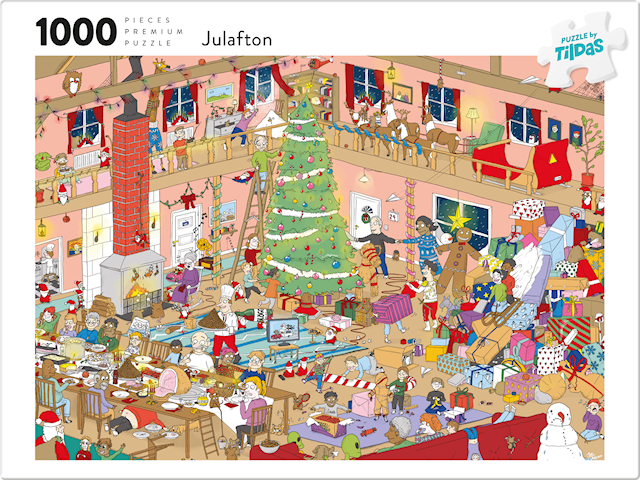 Tuotekuva 2 - Palapeli Jouluaatto 1000 palaa, Tildas