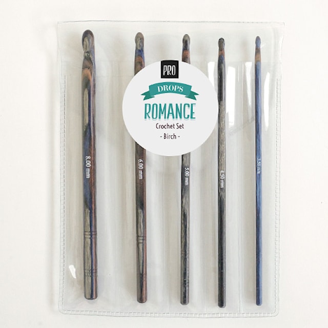 Produktbild 1 för Pro Romance Virknål Set Drops