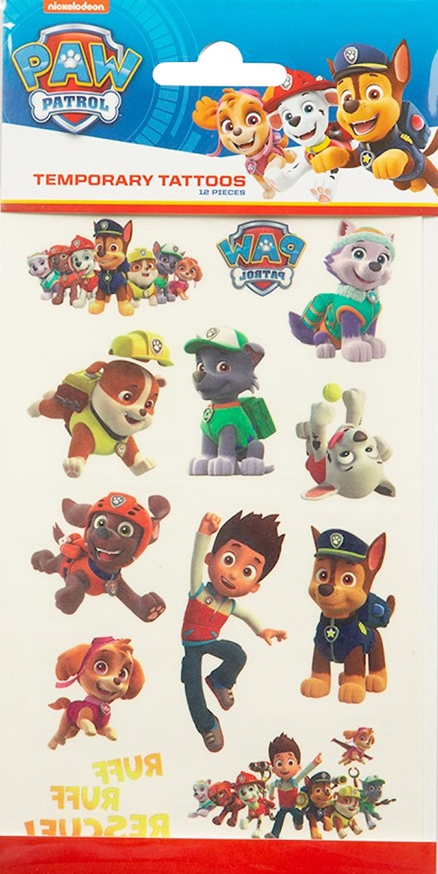 Tatueringar Paw Patrol 1 ark