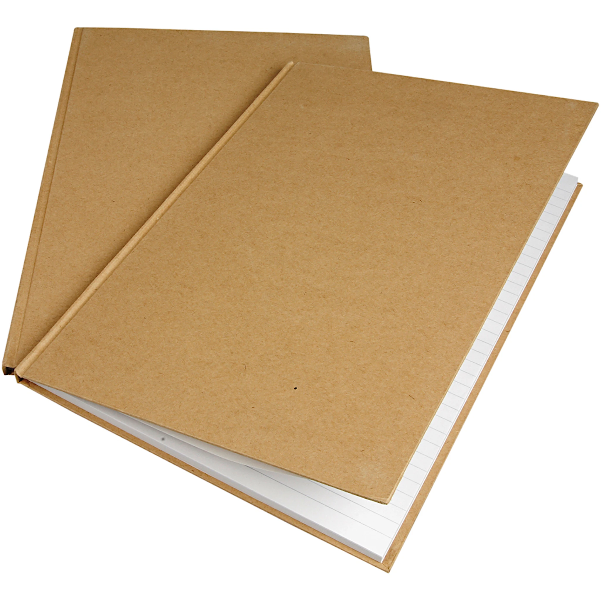 Produktbilde for Noteringsbok, A4, ark 210x297 mm, 60 g, brun, 1 stk.