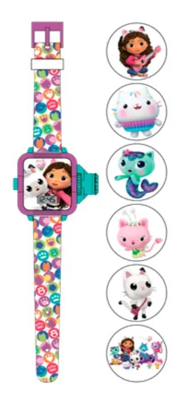 Tuotekuva 2 - Projektor Klocka LCD Gabby's Dollhouse