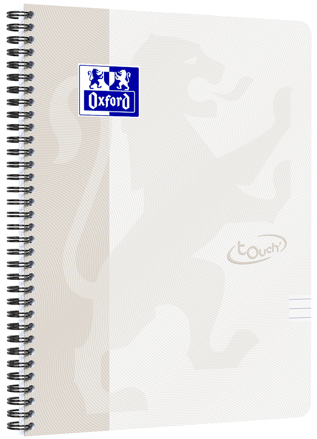 Notatbok Soft Touch A4+ Linjert Sand Oxford