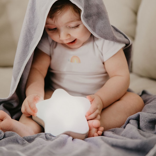 Produktbild 3 för Speldosa Nattlampa Stjärna bblüv