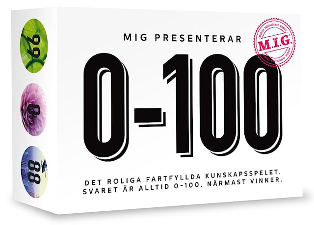 Produktbild 1 för 0-100, Spel (SE)