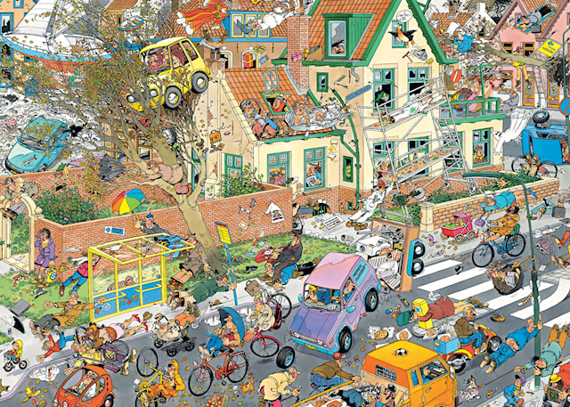 Produktbilde 3 for Jan van Haasteren Safari & Storm Puslespill 2x1000 brikker