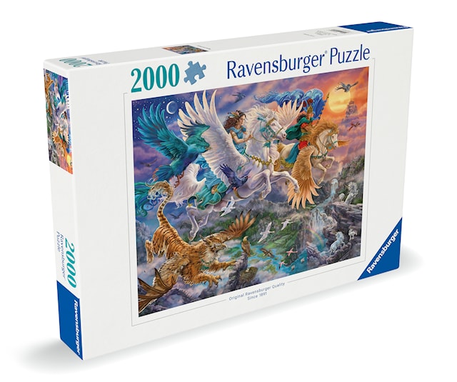 Produktbilde 5 for Puslespill Pegasus And Friends 2000 brikker, Ravensburger