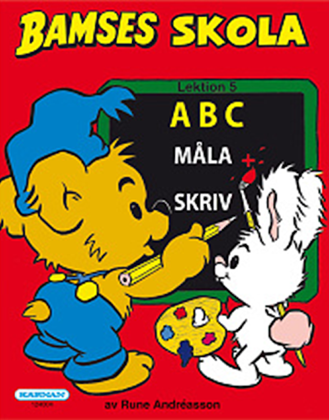 Bamses skola - Måla och Skriv Egmont