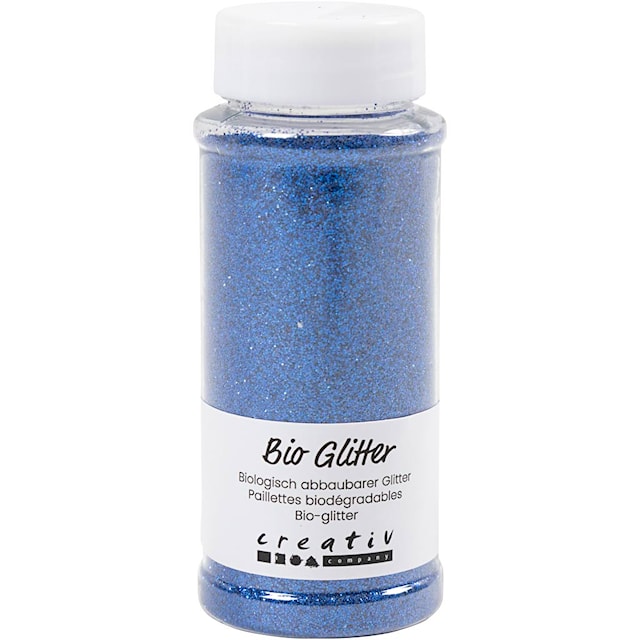Produktbilde 1 for Biologisk nedbrytbart glitter, blå, 140 ml/ 1 boks