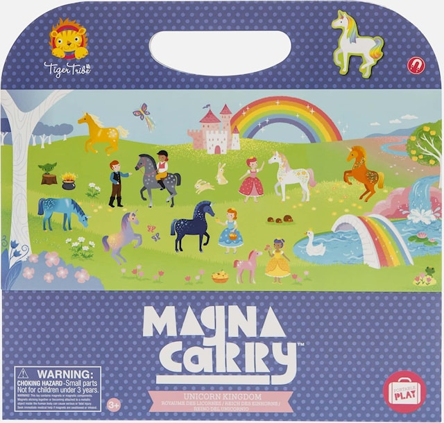 Produktbild 1 för Magnetbok Enhörningsrike Magna Carry Tiger Tribe