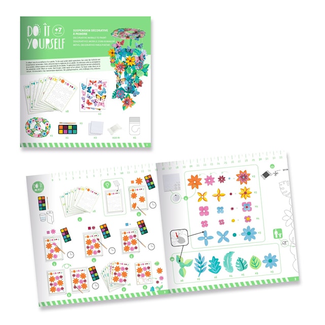 Produktbilde 2 for DIY Kit Mobile Floral Spring Djeco