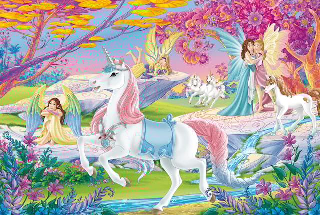 Produktbilde 2 for Puslespill Alvedam med Schleich Bayala hest 200 brikker Schmidt