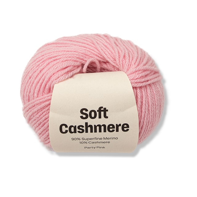 Soft Cashmere Kashmir/merinovilla 25 gr Party pink A740 Adlibris