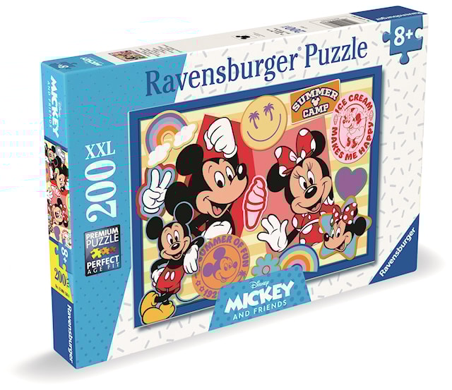 Produktbild 3 för Pussel Mickey & Minnie's Road Trip! 200 bitar, Ravensburger