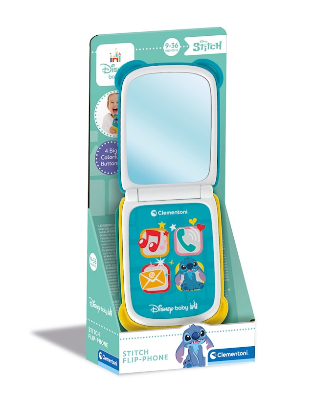 Produktbilde 2 for Disney Baby Stitch Flip Telefon Aktivitetsleke Clementoni