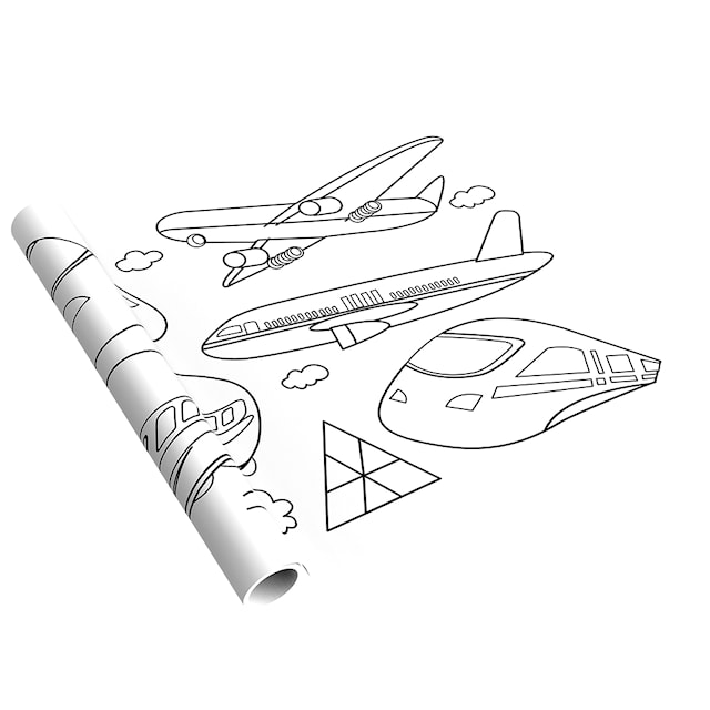 Produktbild 2 för Målarrulle Fordon Fästande 3m mierEdu