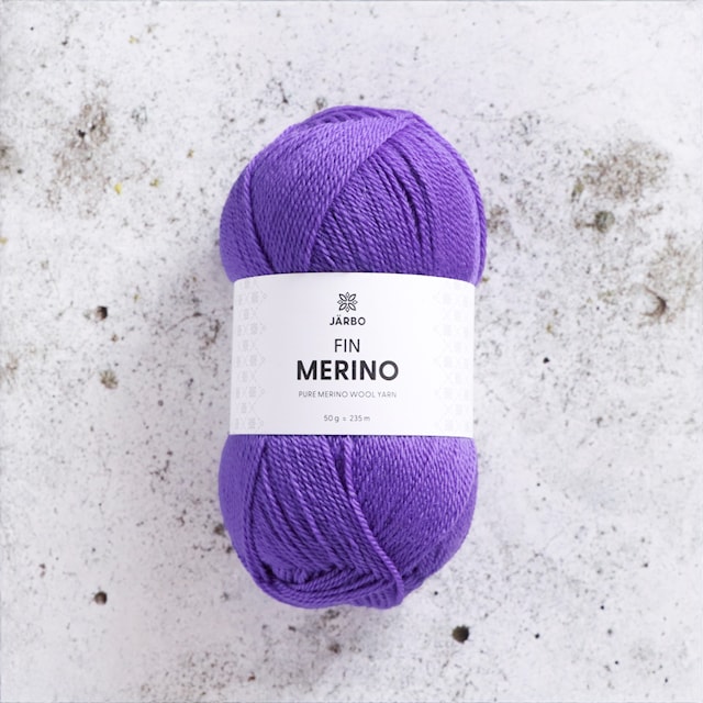 Fin Merino 50g Lilac Allium (07) Järbo