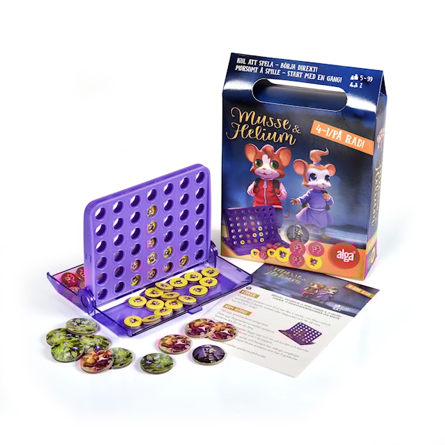Produktbilde 1 for Musse & Helium 4 i rad (SE/NO)