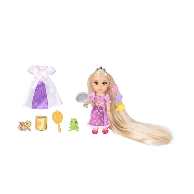 Produktbilde 1 for Rapunzel dukke med tilbehør 15 cm Disney Princess