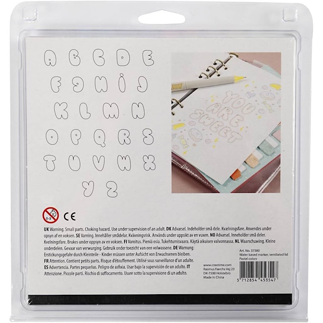 Produktbild 2 för Sketch Marker Dubbelspets Pastellfärger 12-pack