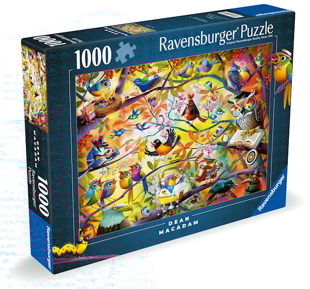 Tuotekuva 3 - Busy Birdies Palapelit 1000 palaa, Ravensburger