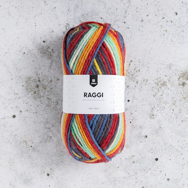 Produktbild 1 för Raggi Garn Ullmix 100 g Strawflower (15225) Järbo