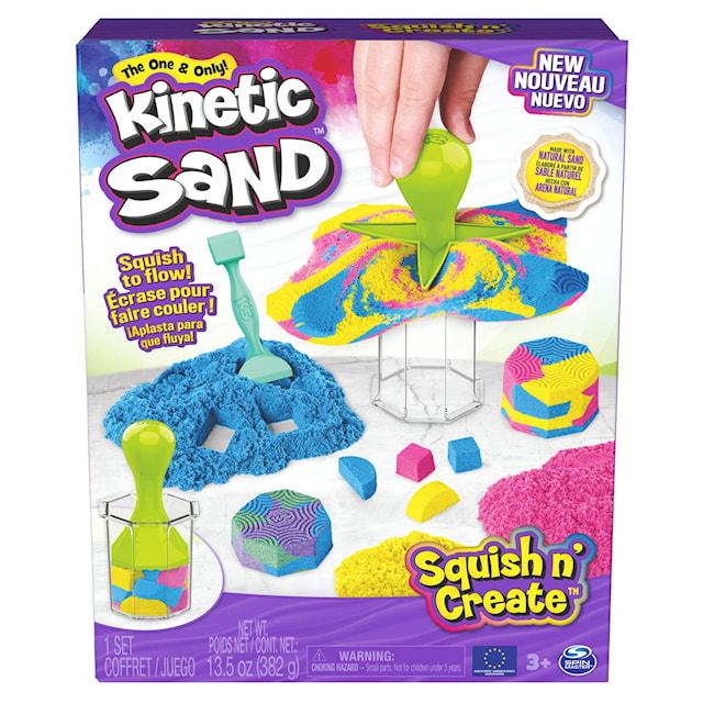 Produktbild 1 för Kinetic Sand Squish N' Create