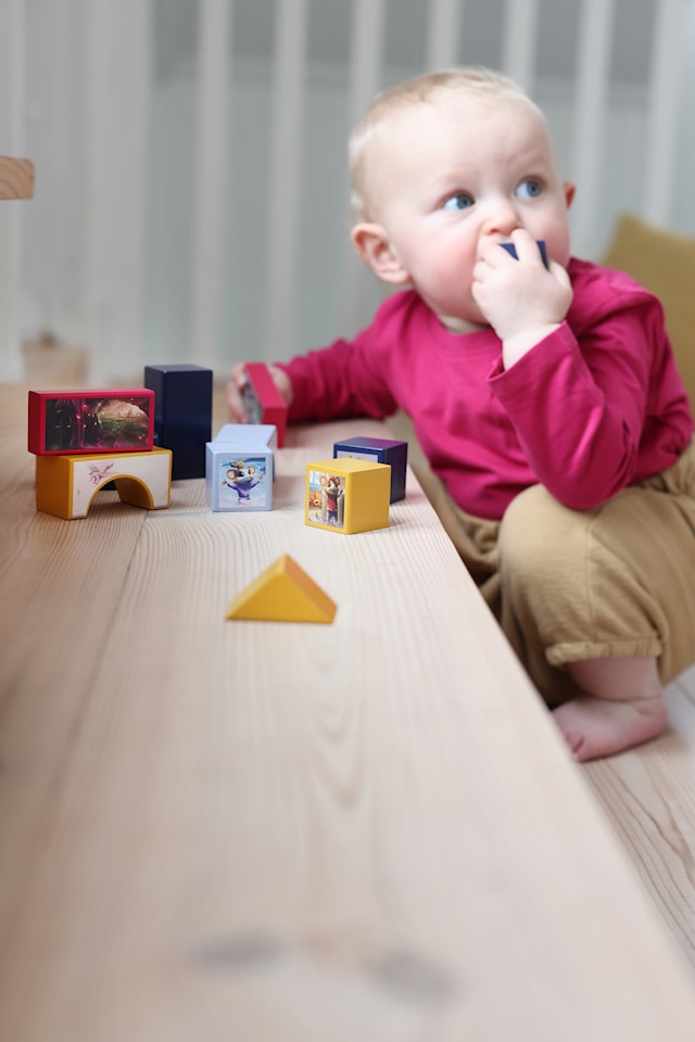 Produktbilde 3 for Musse & Helium Byggeklosser Tre Micki