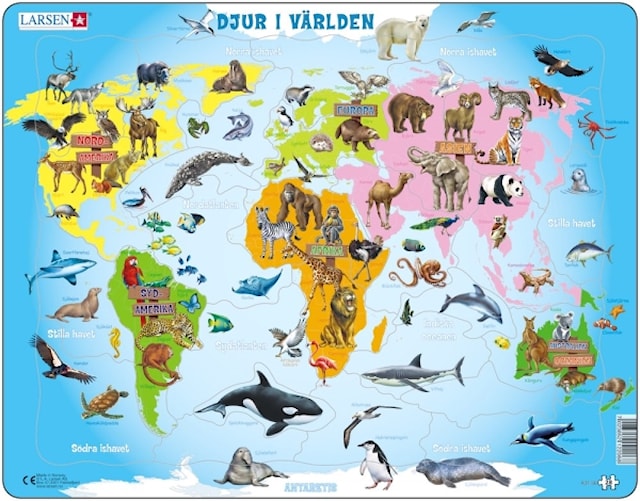 Puzzle Animals of the World 28 palaa, Larsen