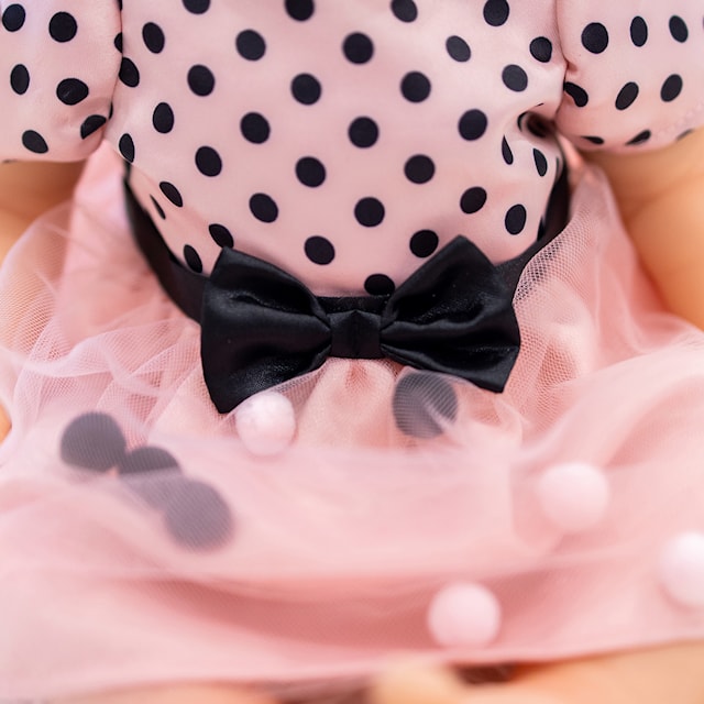 Produktbilde 3 for Dukkeklær kjole Pom Pom Tiny Treasures