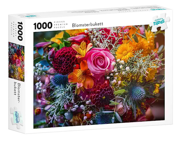 Pussel Blomsterbukett 1000 bitar, Tildas