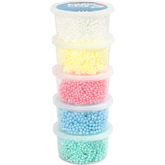 Produktbilde 3 for Foam Clay Extra Large, ass. farger, 5x25 g/ 1 pk.