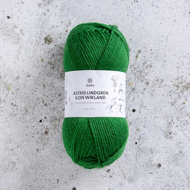 Astrid Lindgren Ilon Wikland Garn 50g Mattisskogen grønn 111 Järbo