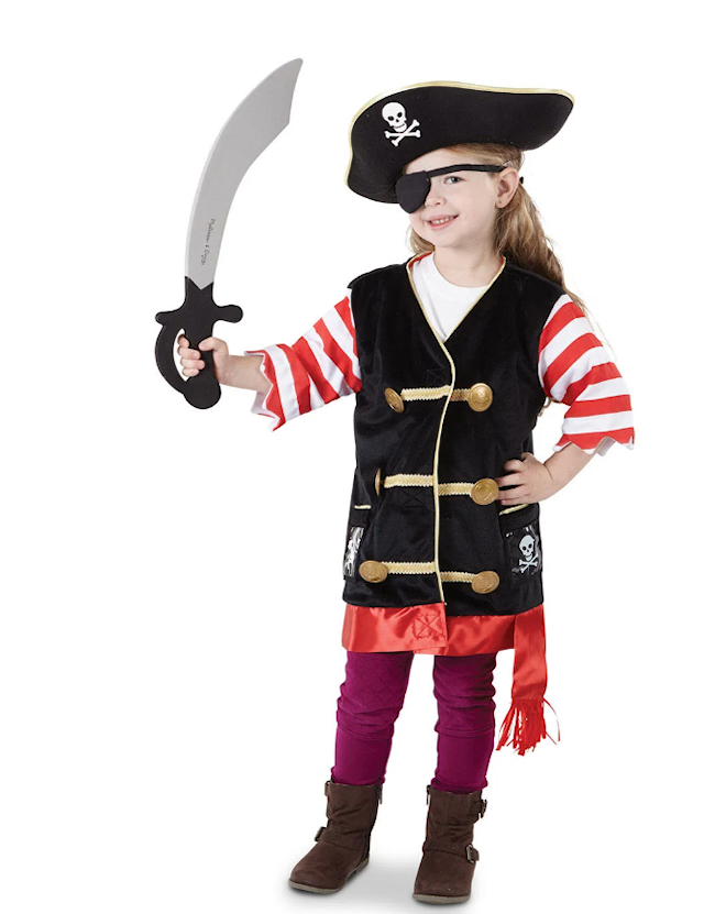 Produktbild 4 för Pirat Utklädnad Maskerad Melissa & Doug